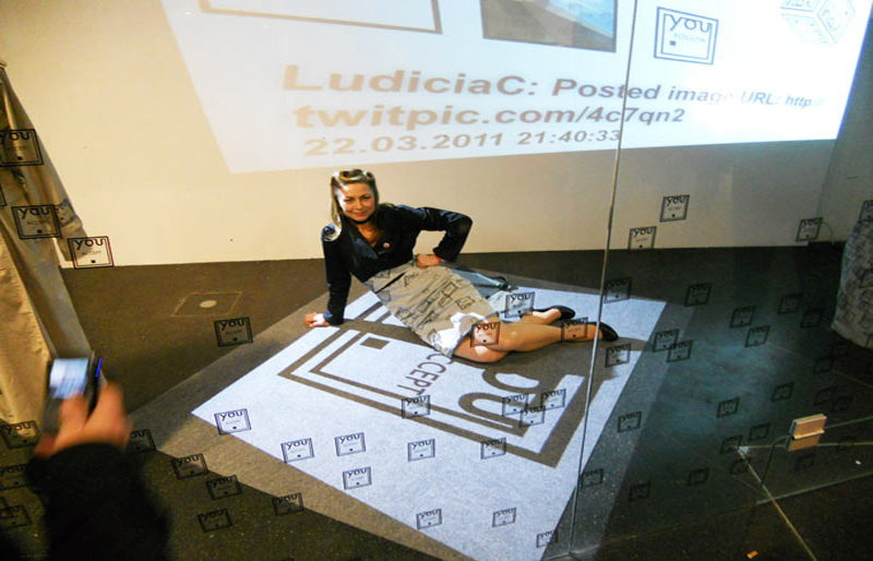 Triple A Profiler performance, Electronic Avenue, MuseumsQuarter Vienna, 2011.